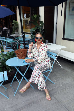 PJ chic, How to wear print on print
