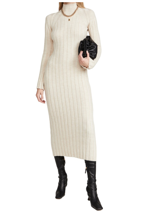 ivory sweater dress